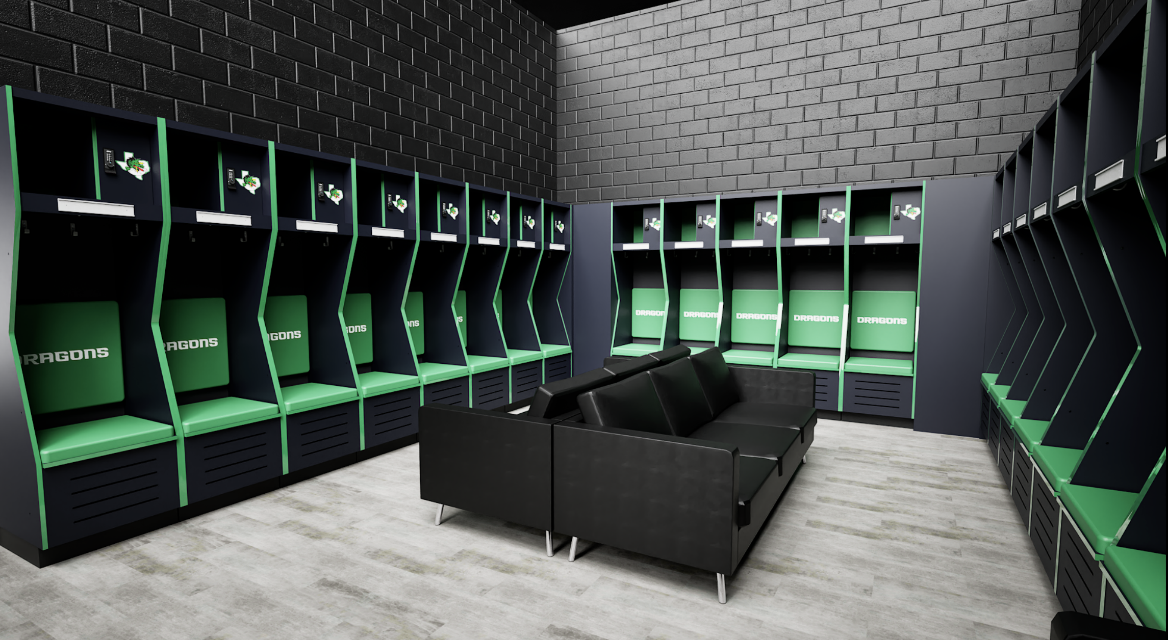 Varsity Locker Room — View 2